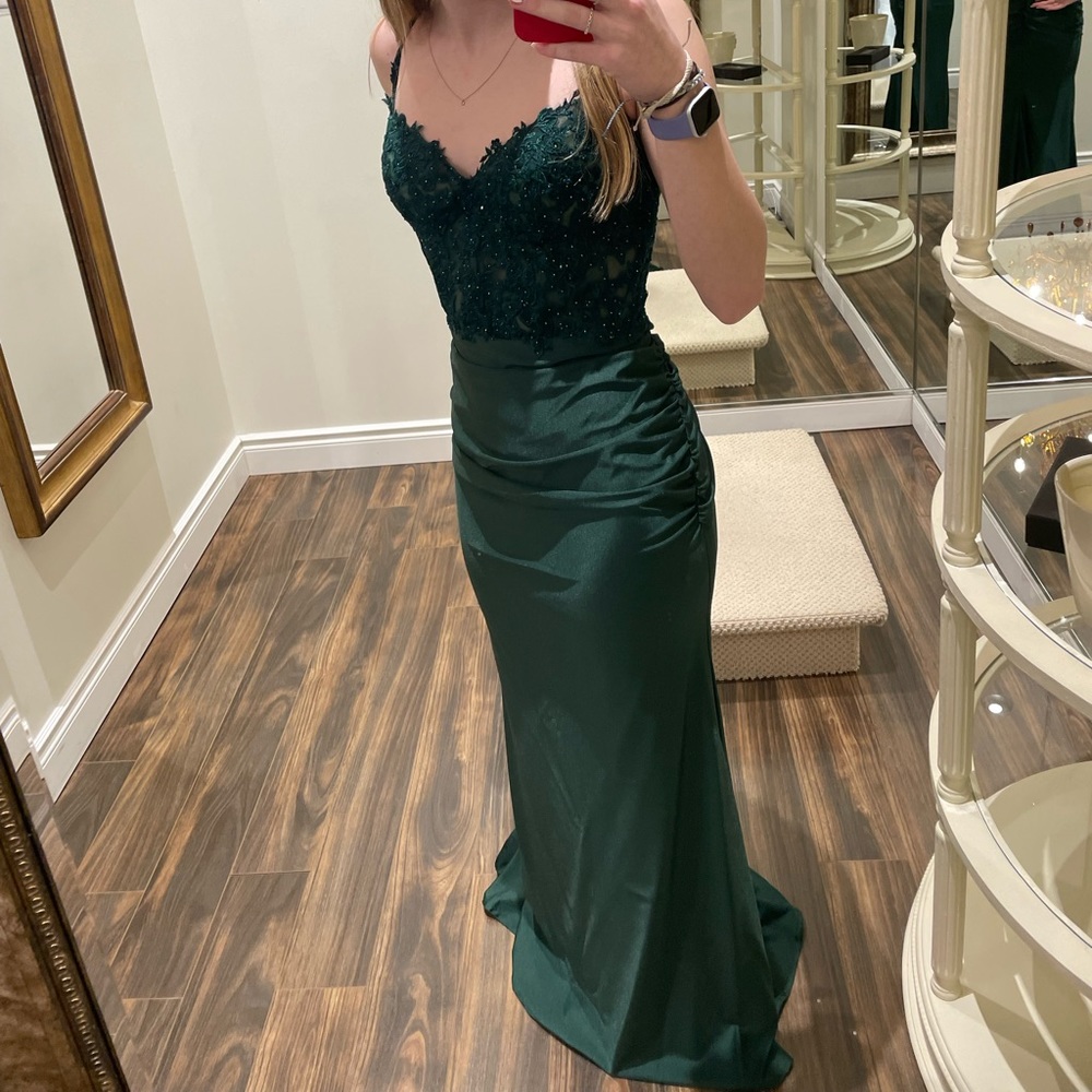 Dark Green Prom Dress